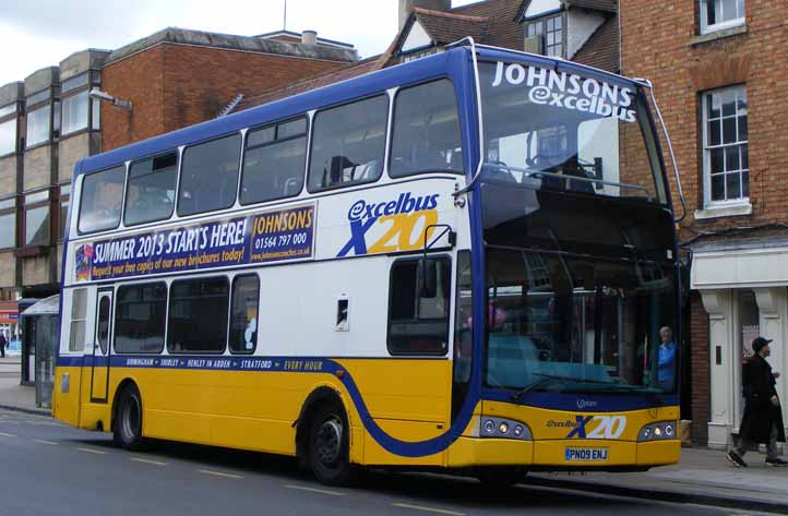 Johnsons Scania Optare PN09ENJ